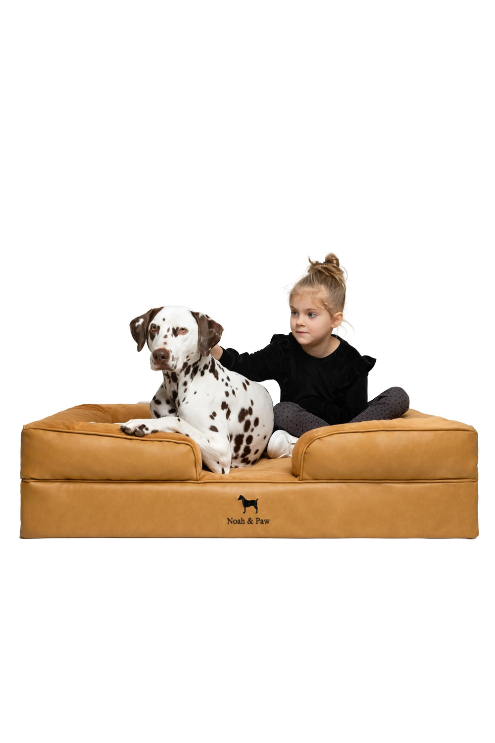NOAH & PAW XL memory foam bed with cooling gel for enhanced comfort.