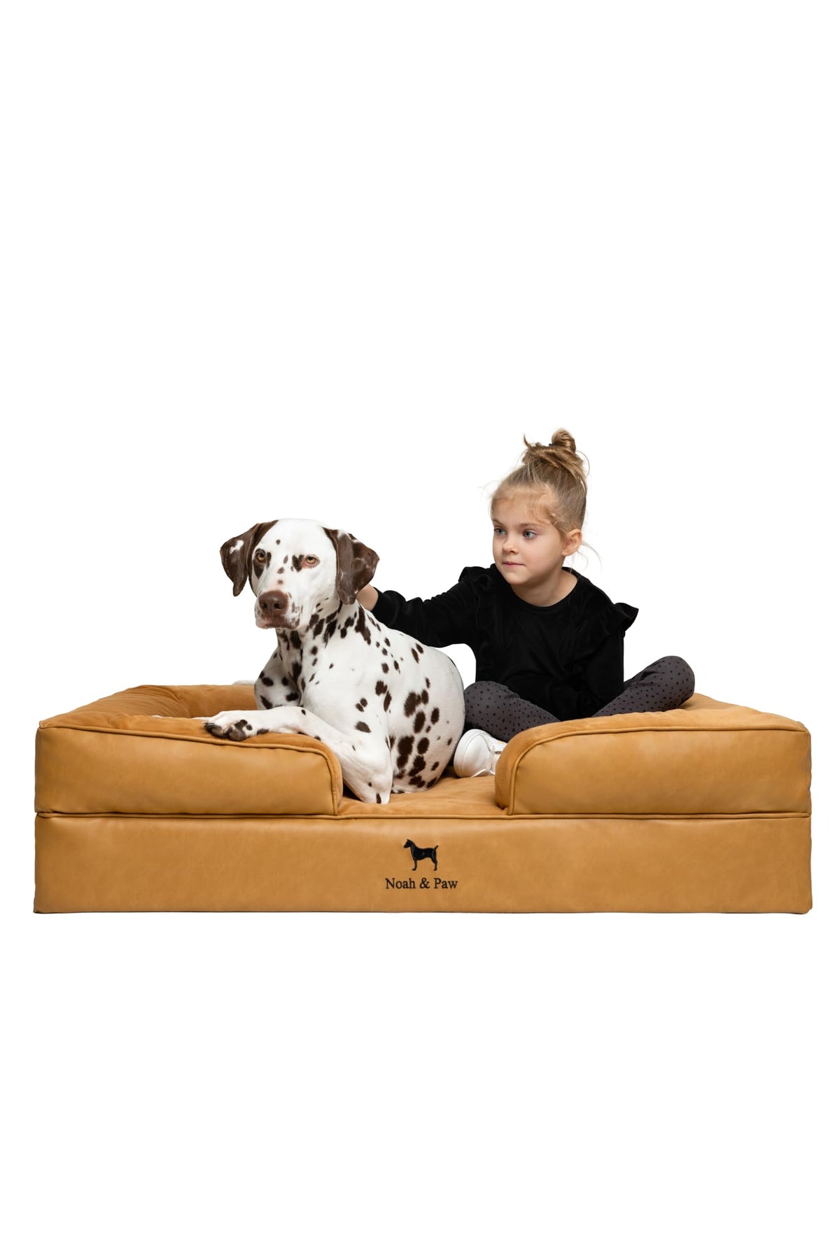 NOAH & PAW XL memory foam bed with cooling gel for enhanced comfort.