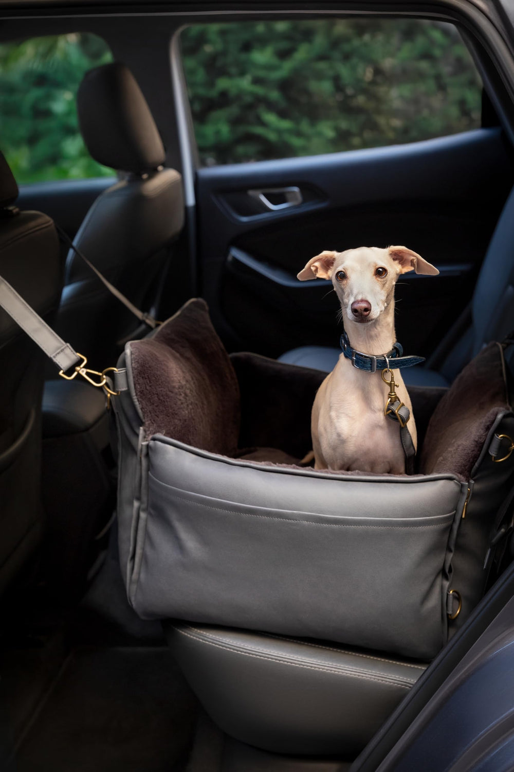 NOAH & PAW convertible design turns into a cozy bed for travel.