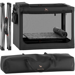 Noah & Paw collapsible crate frame setup for quick travel assembly