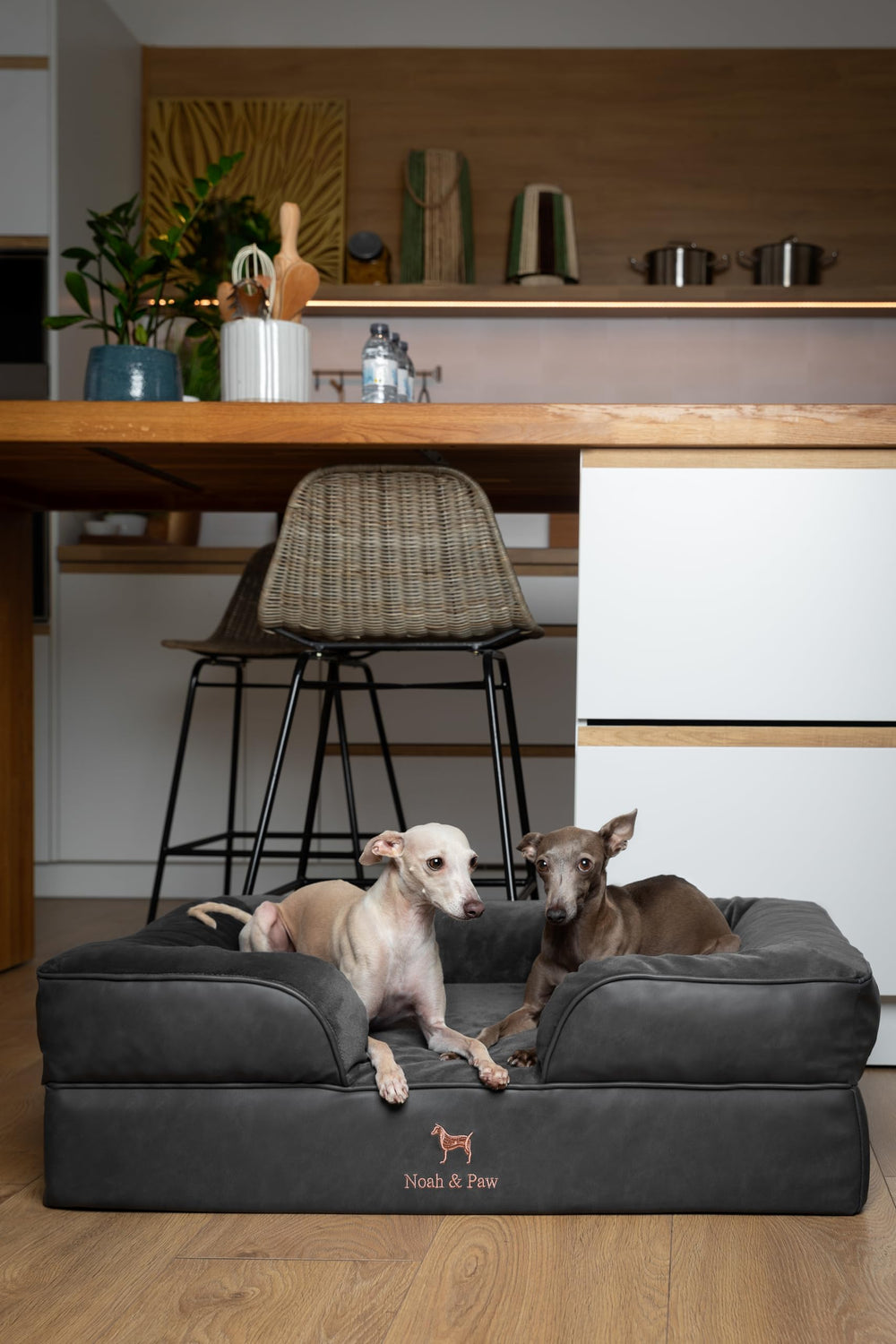 NOAH & PAW cooling gel-infused foam layer helps regulate temperature during naps