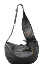 Noah & Paw dog sling carrier demonstrates a compact design for easy daily use.
