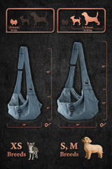 Noah & Paw dog sling carrier two-layer-safety adds peace of mind