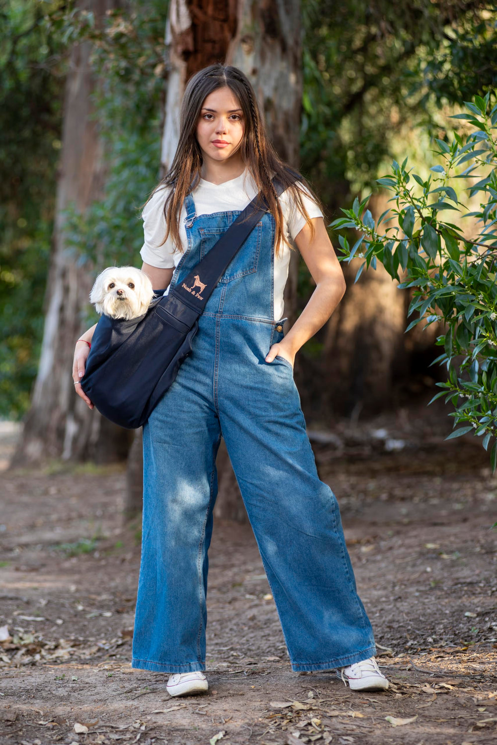 Noah & Paw dog sling secure design supports calm rides after activity