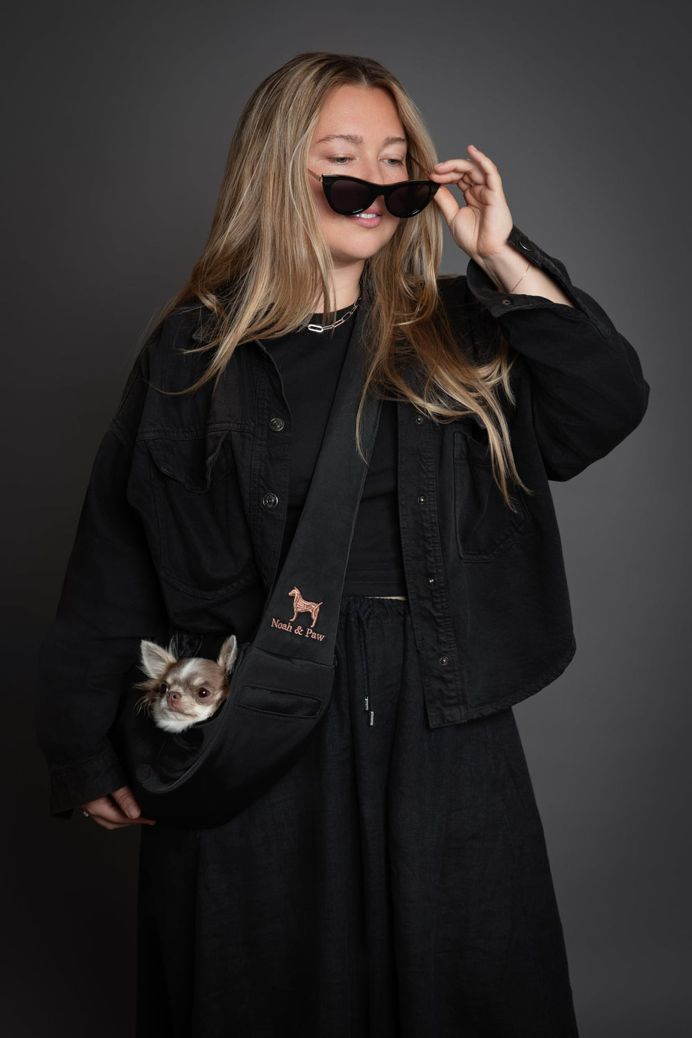 NOAH & PAW Sling with adjustable padded strap for comfortable long walks