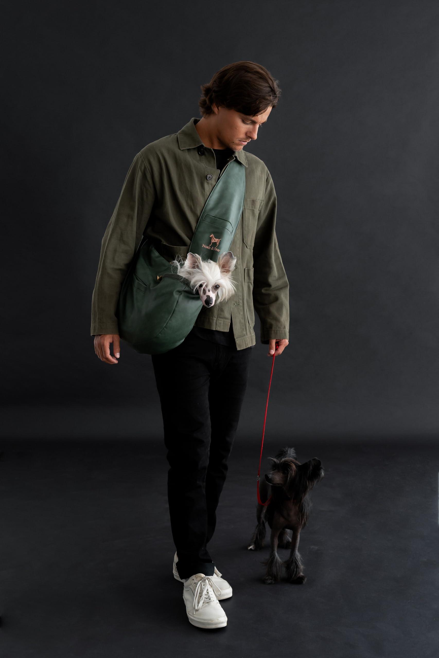 Noah & Paw sling ideal for walks and travel with small pets