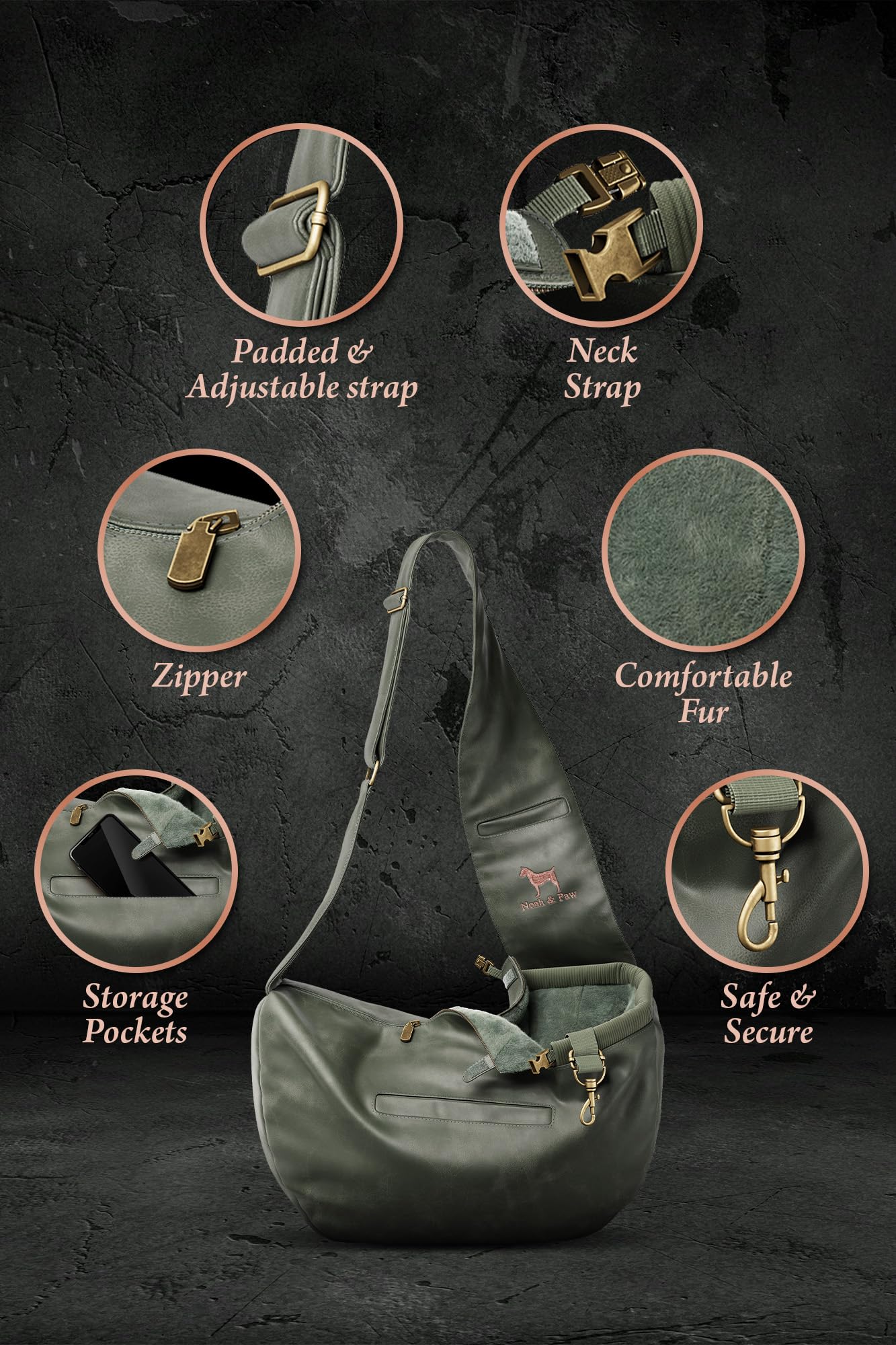 Noah & Paw machine washable materials simplify cleaning after adventures.