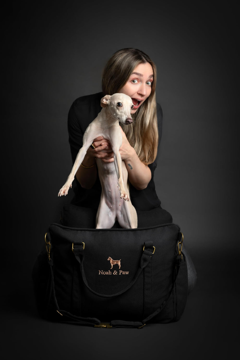 NOAH & PAW convertible bed mode showing versatile travel option