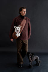 Noah & Paw vegan leather lining adds stylish, easy-care touch.