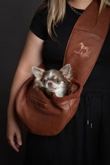 Noah & Paw vegan leather lining with fur for a soft, stylish pouch