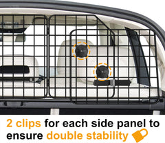 NOAMOO double-stability side panels prevent front-seat access.