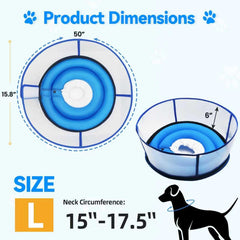 NoarWin inflatable cone made of ultra-soft PVC for gentle support.