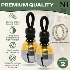 Noble Bells premium brass and nickel-silver close-up with durable, resonant tone