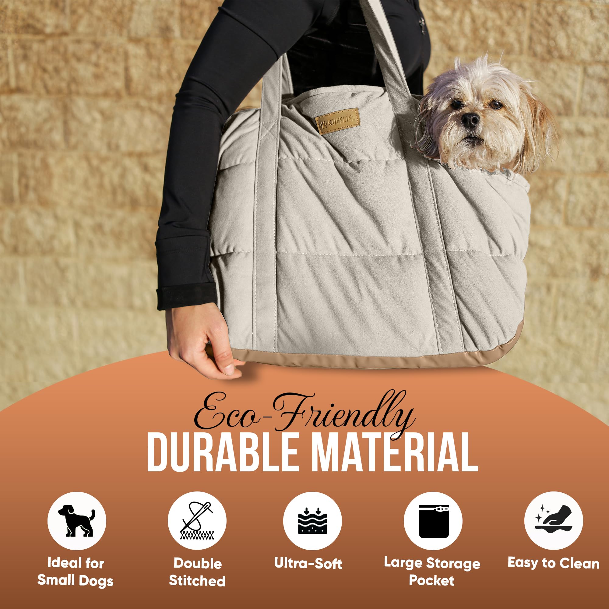 NoblePup comfortable handles simplify lifting during daily outings