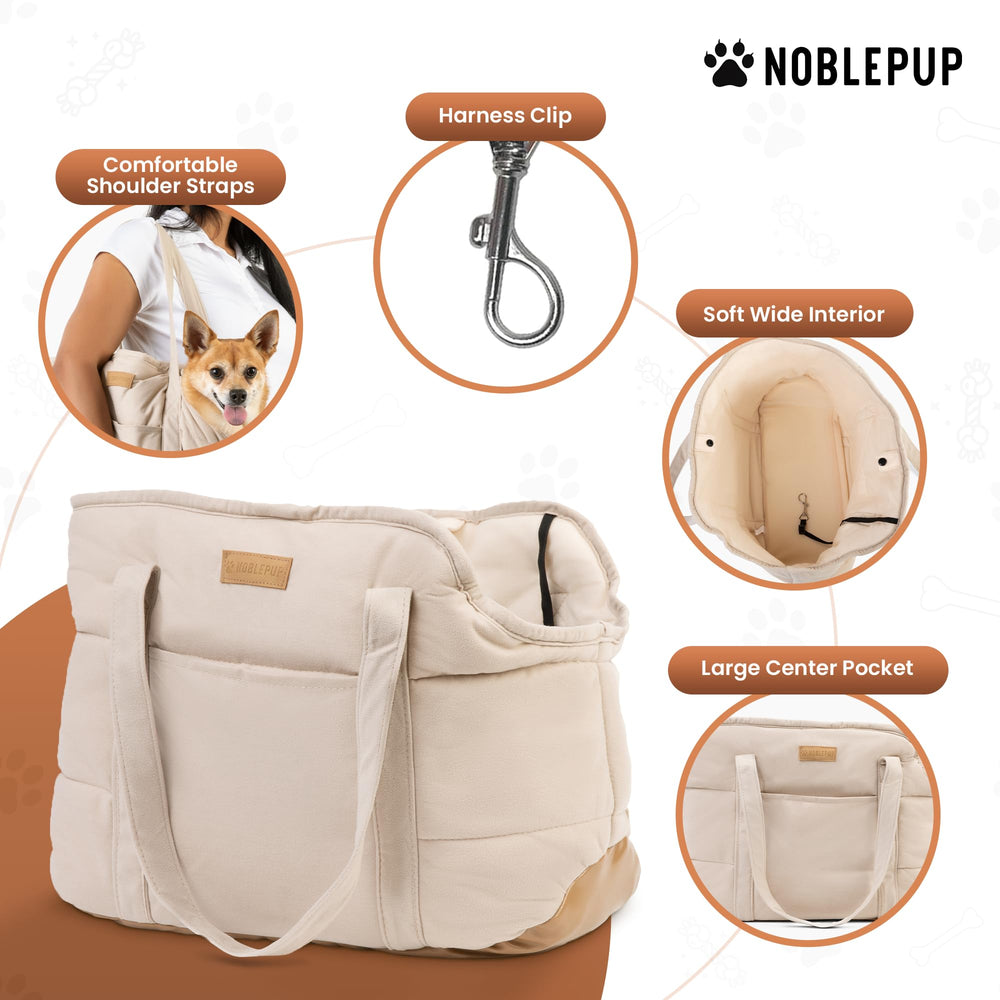 NoblePup lightweight shoulder carrier easy to carry during walks and flights
