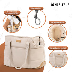 NoblePup lightweight shoulder carrier easy to carry during walks and flights