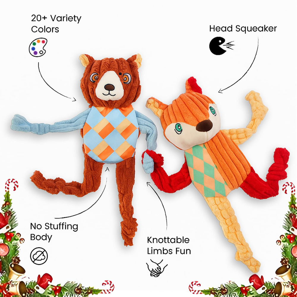 Nocciola knottable limbs design adds shaping variety for curious puppies.