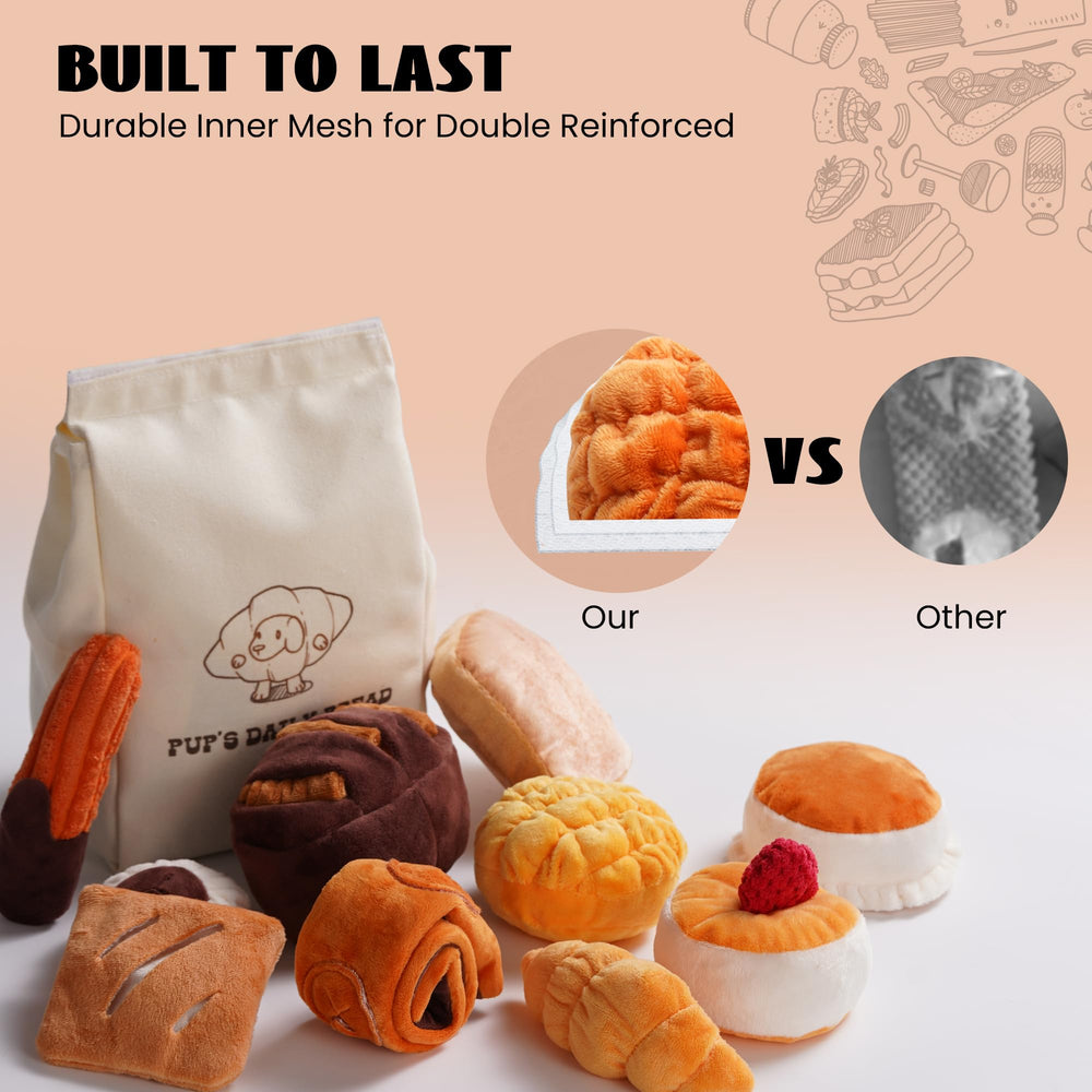 Nocciola apple pastry toy, inviting scent and soft textures for interactive fun.