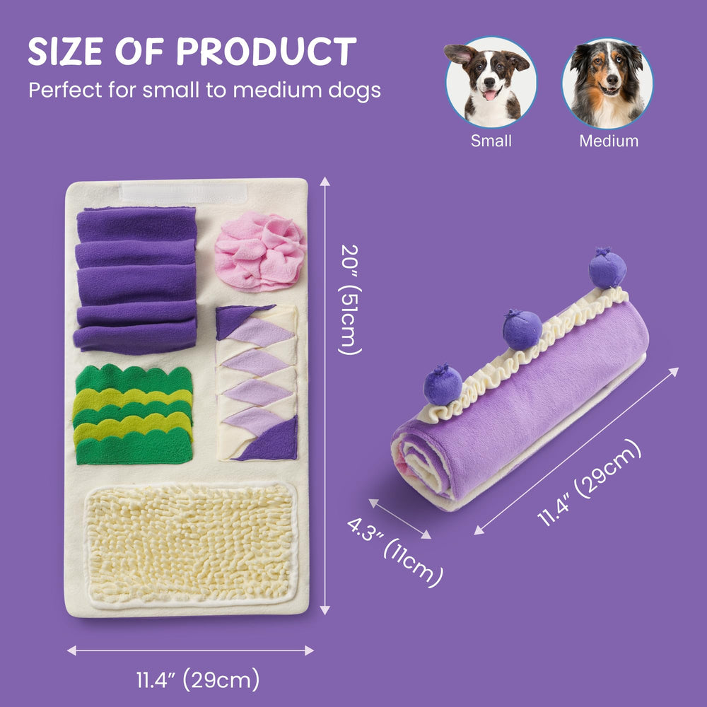 Nocciola Birthday Gift Snuffle Toy ideal for small and medium dogs.