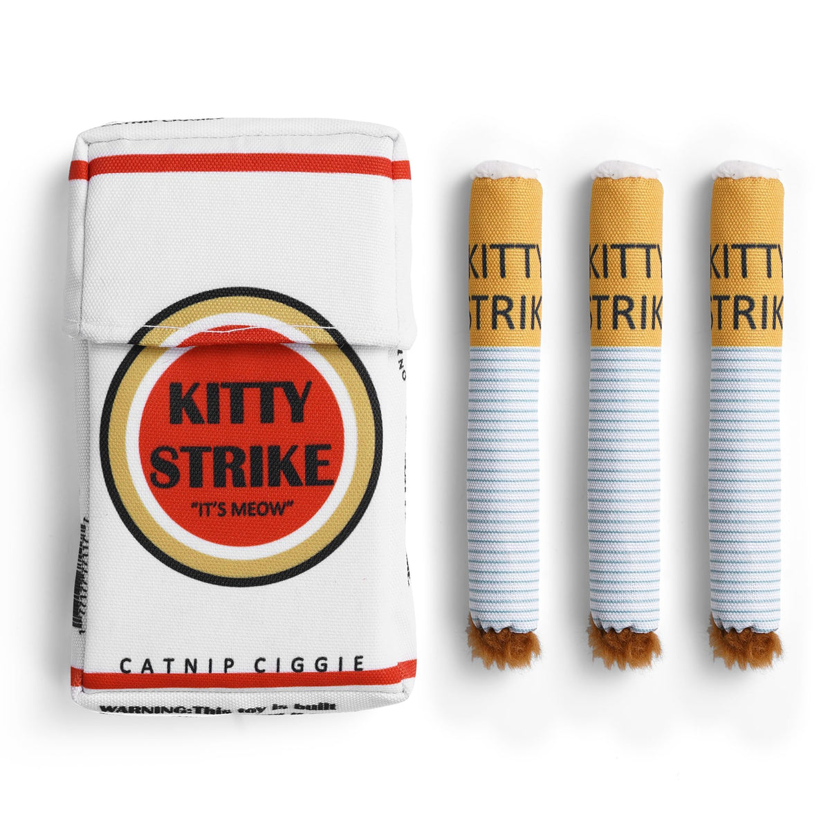 Nocciola three-pack catnip toys in packaging for playful indoor cats