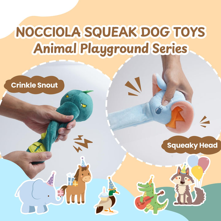 Nocciola long-snout crinkle toy with hidden treats for mental stimulation