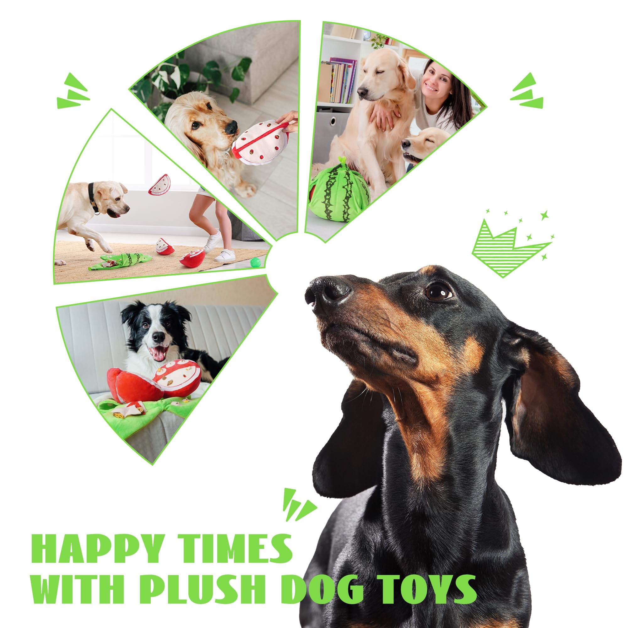 Nocciola hidden pockets sniffing toy promotes mental engagement during play
