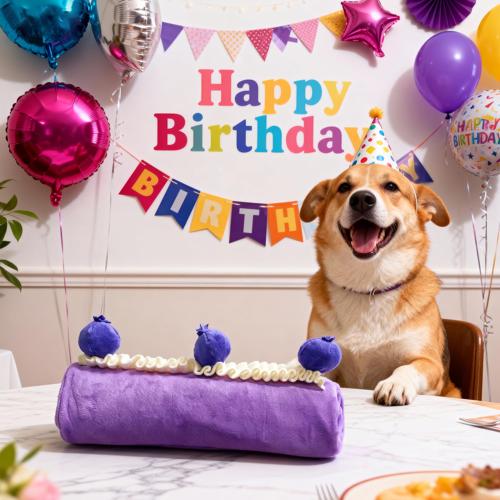 Nocciola Snuffle Toy gift-ready design for dog birthdays.