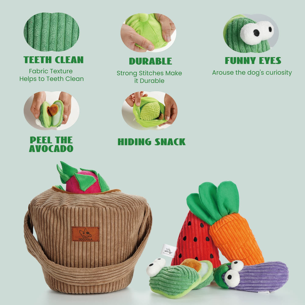 Nocciola teething-friendly textures help sooth gums during play.
