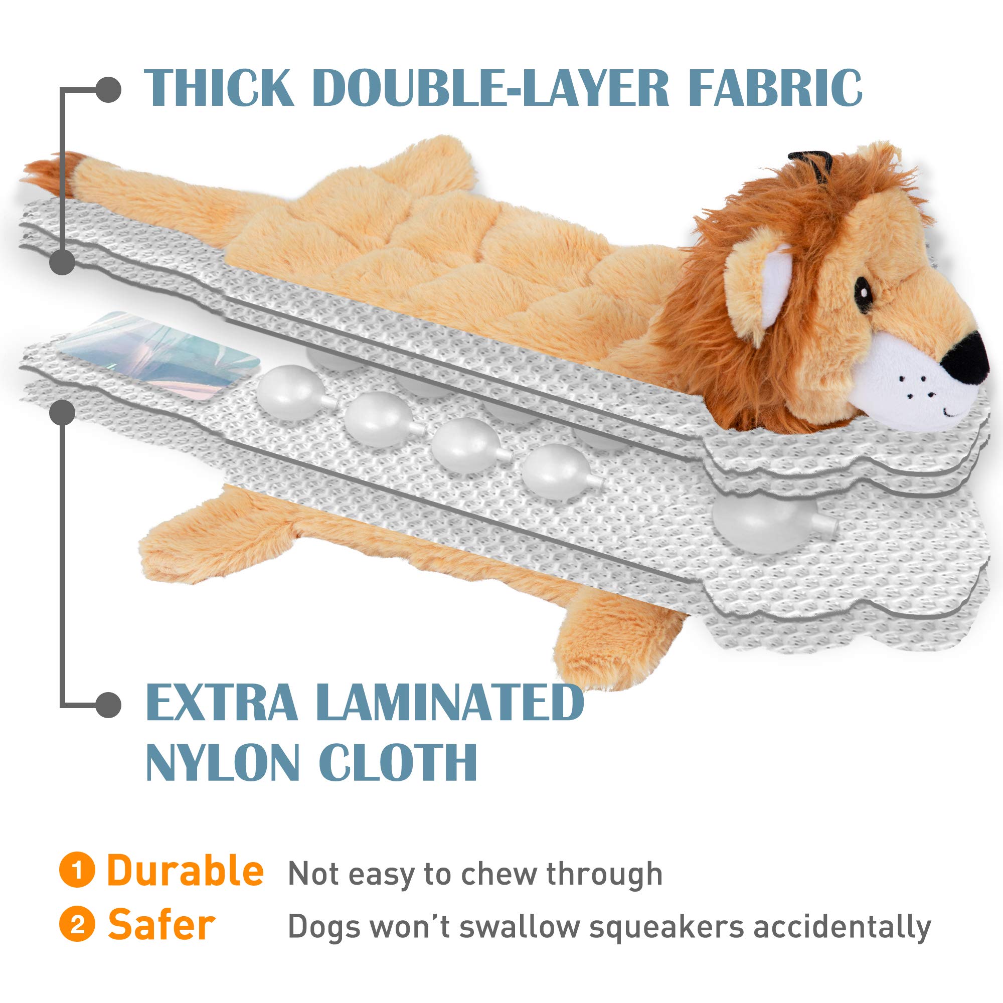Nocciola Zesty the zebra squeaky toy ideal for tug, toss, and chase games.