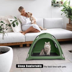 Nockovi cat nest with easy access no door flap inviting calm naps for felines