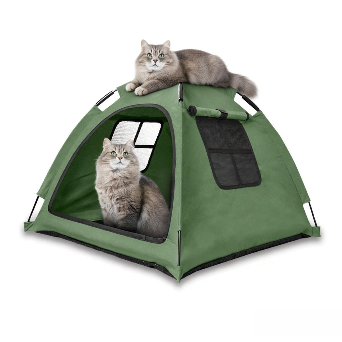 Nockovi portable pet tent shown for indoor and outdoor use offering a cozy shelter for small pets