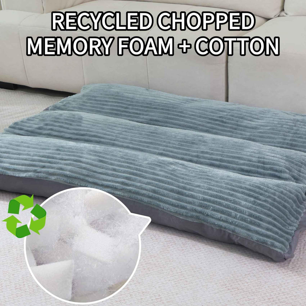 NOFKYNOXA xl dog bed 47 by 37 inches fits spacious crate.