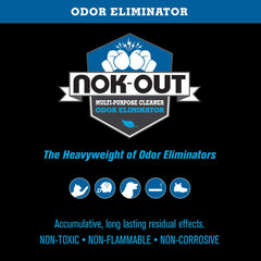 NOK OUT Odor Remover is a multi-use cleaner suitable for daily messes around the home.