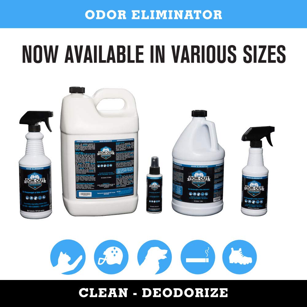 NOK OUT Odor Remover safe on wood surfaces while deodorizing.