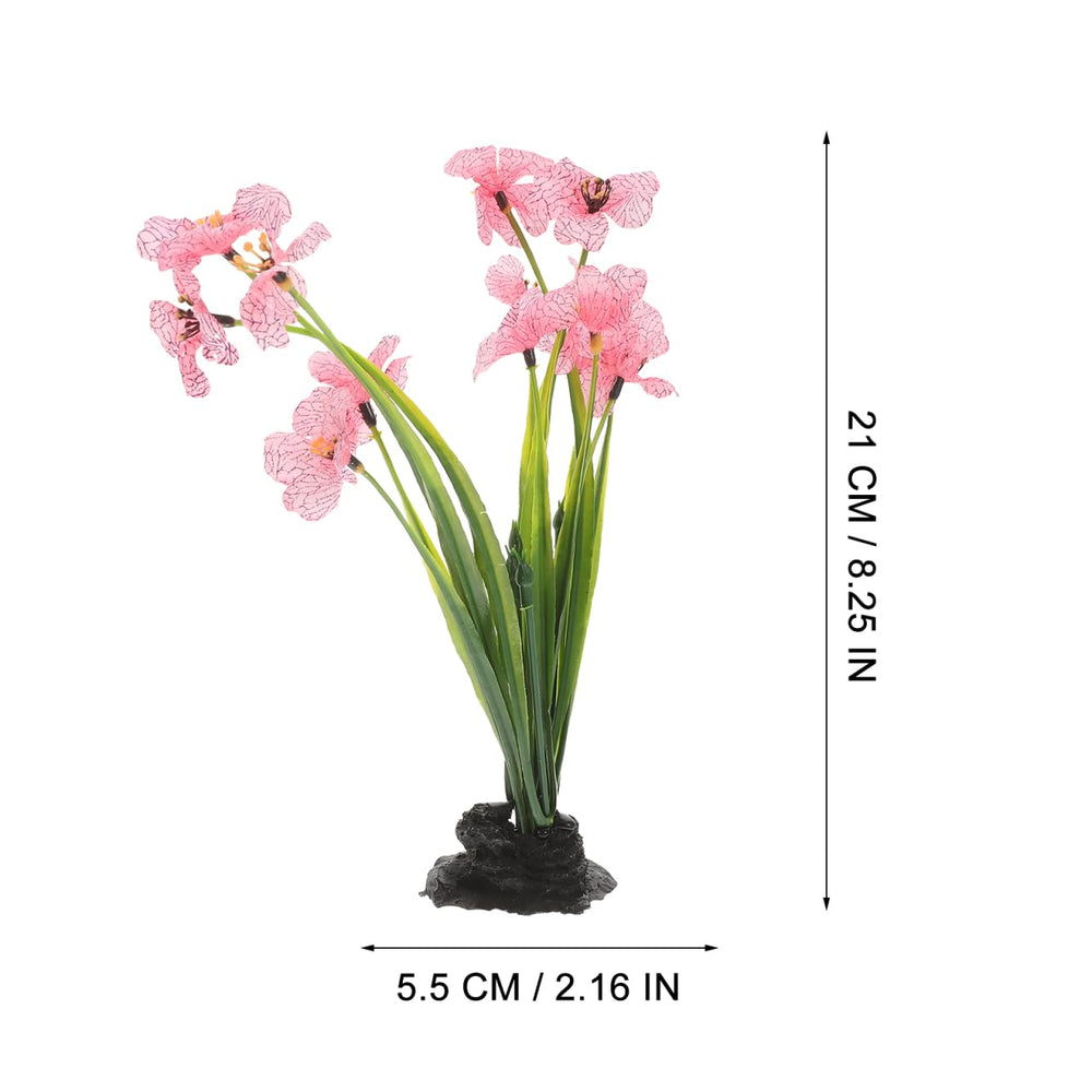 NOLITOY pink aquarium ornament set adds charm to freshwater tanks.