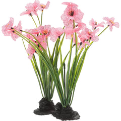 NOLITOY pink fish tank plants 2pcs add lifelike color to your betta tank.