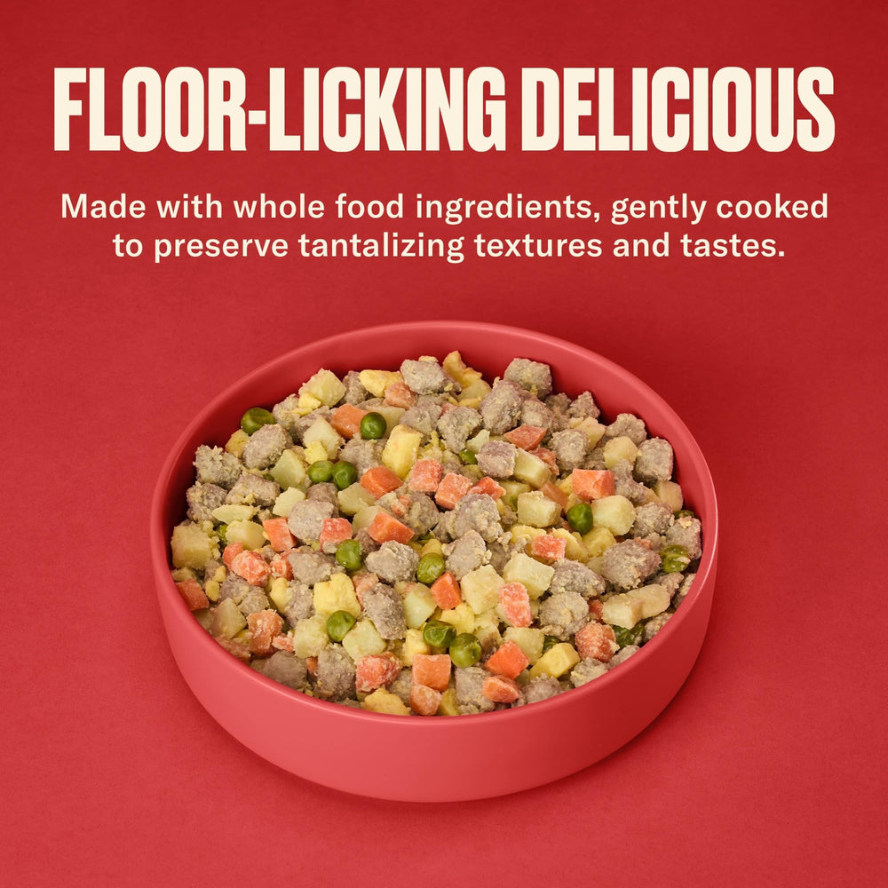 Nom Nom Turkey Fare bowl with wholesome ingredients for all life stages.