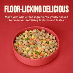 Nom Nom Turkey Fare bowl with wholesome ingredients for all life stages.