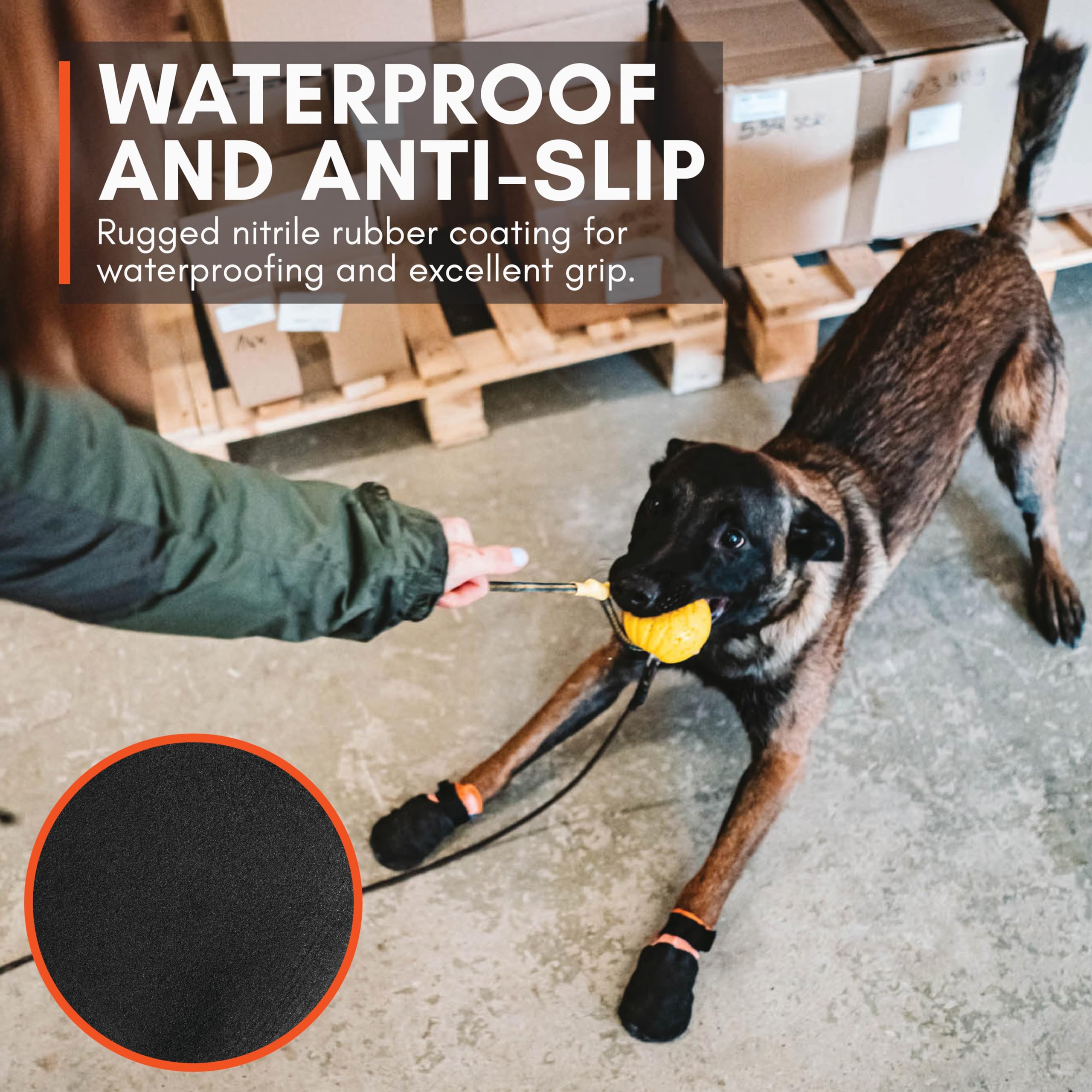 Non-stop dogwear Protector Booties durable soft materials support natural movement