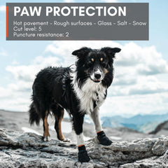Non-stop dogwear Protector Booties provide waterproof grip on wet surfaces