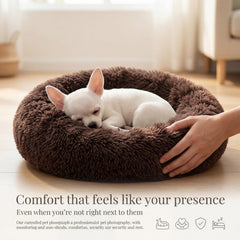 Nononfish bed showing raised rim for gentle head and neck support.
