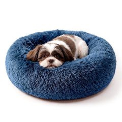 Nononfish Calming Donut Bed with plush round shape for secure small-dog naps