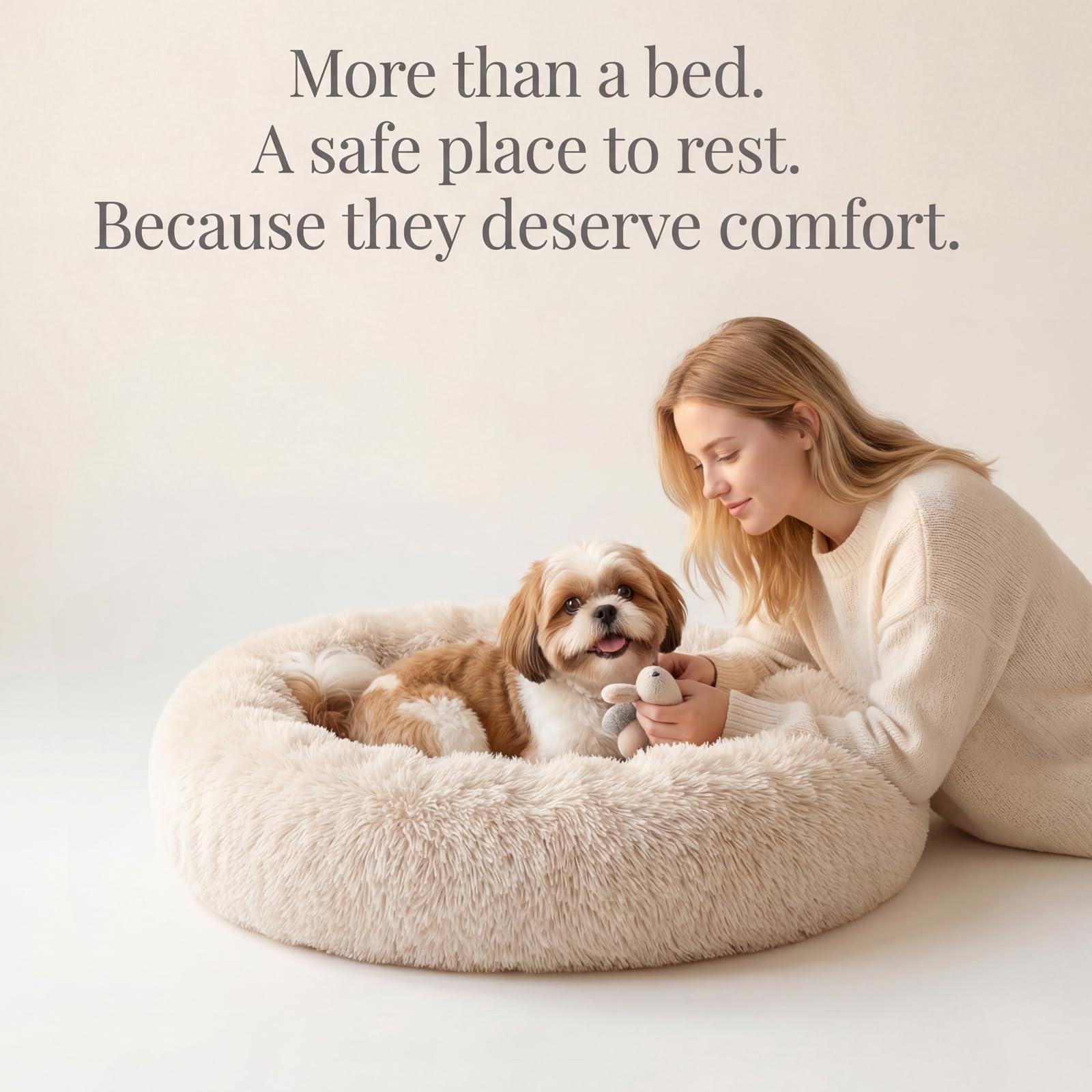 Nononfish Cozy Nap Space Bed for lounging.
