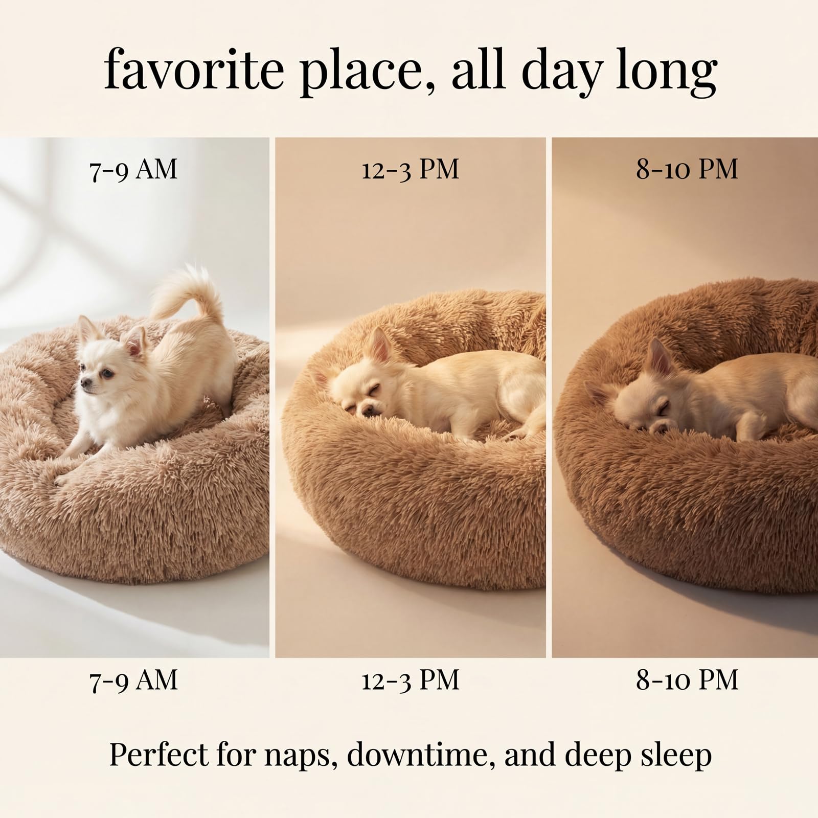 Nononfish bed has a non-slip bottom to stay put.