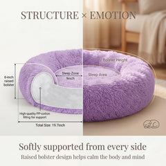 Nononfish raised rim supports head and neck during rest.