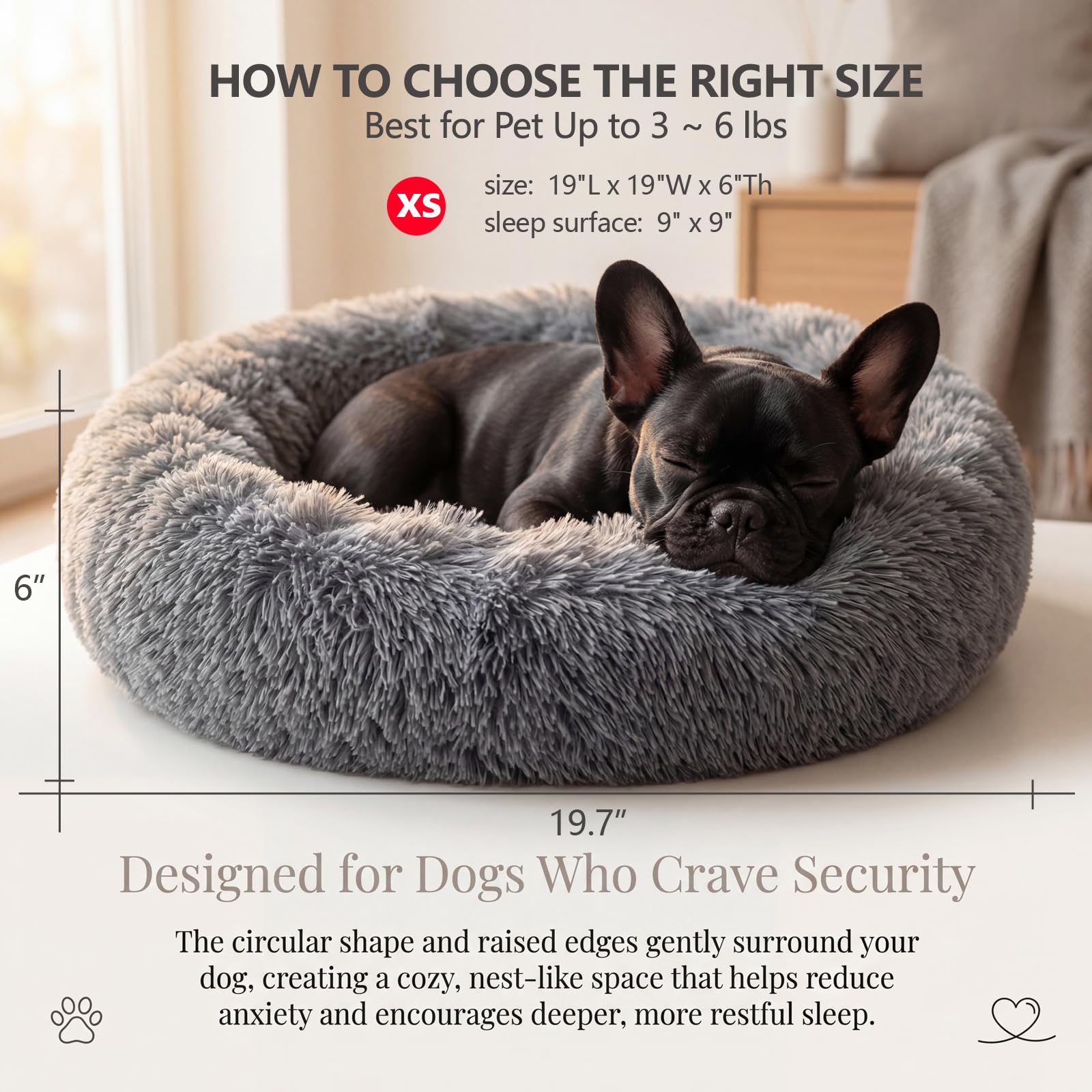 Nononfish bed plush surface in-use photo suggests deep, comforting rest after play.