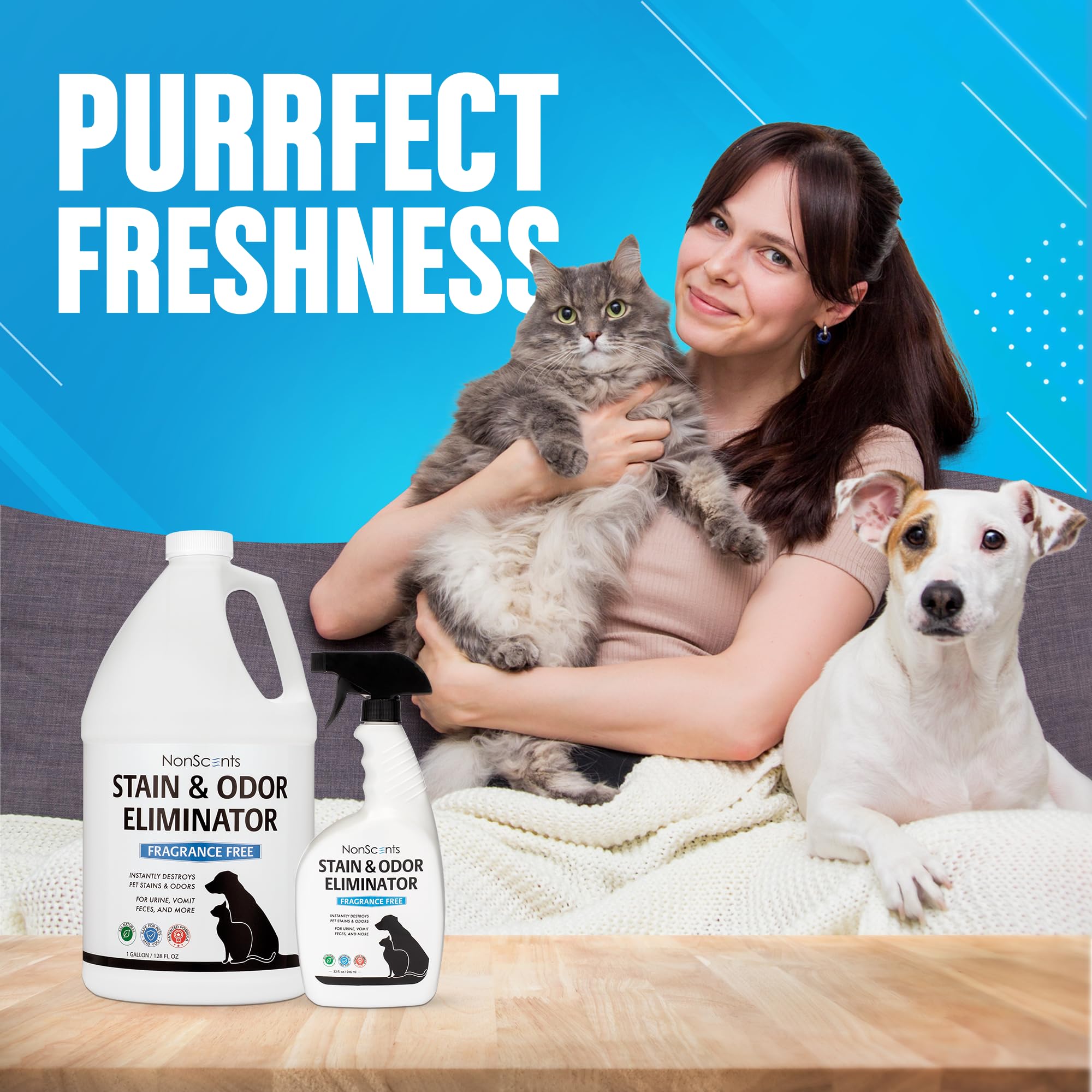 NonScents kennel and carrier odor remover for travel-friendly cleaning