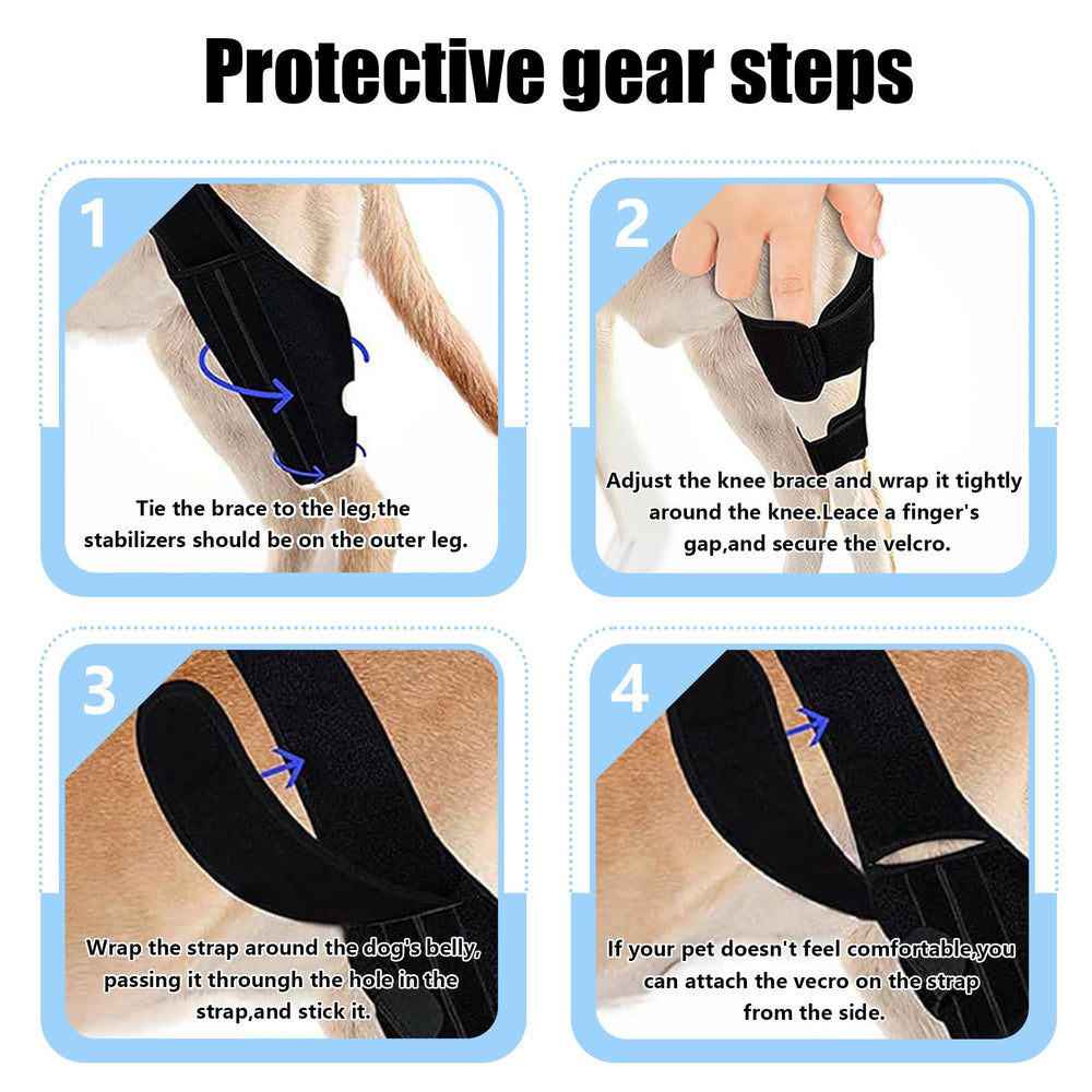 Noorace knee brace with metal spring stabilizers aligning with the joint