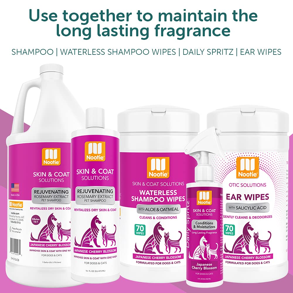 Nootie 8oz spray bottle ready for quick pet refresh.