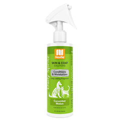Nootie Daily Spritz cucumber melon bottle pour for easy, long-lasting pet fragrance.